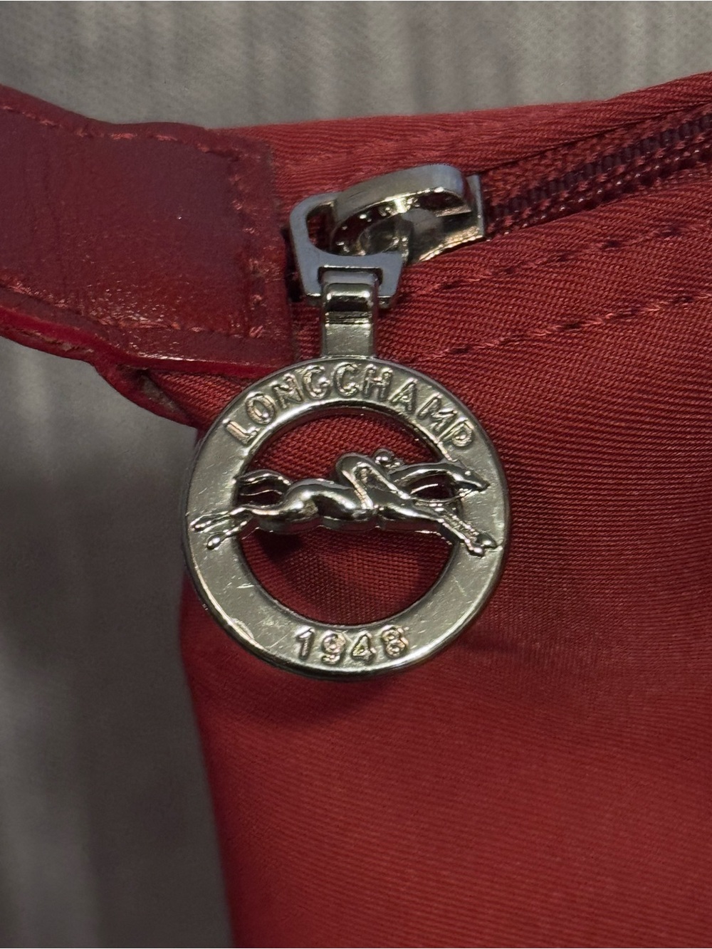 Longchamp Large Neo Le Pliage in Red - Picture 7 of 15